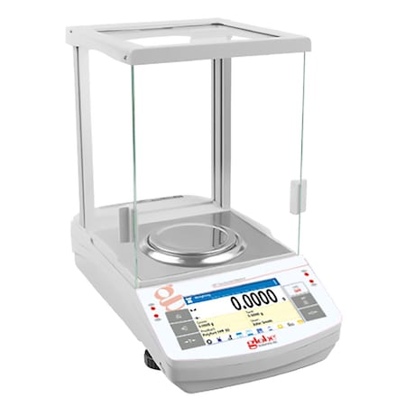 Globe Scientific Balance, Analytical, Touchscreen, 160g X 0.1mg, Ext Calibration GBT-164-CT